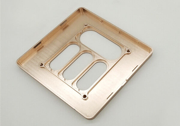 wall smart switch aluminum cnc machined shell