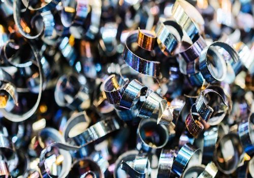 CNC machined stainless steel chips CNC machined stainless steel chips