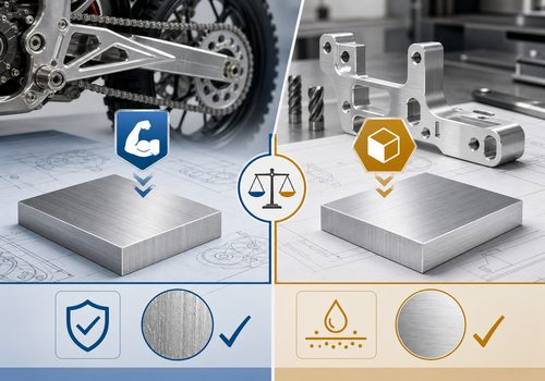 7075-T6 and 6061-T6 CNC aluminum selection comparison 7075-T6 and 6061-T6 CNC aluminum selection comparison