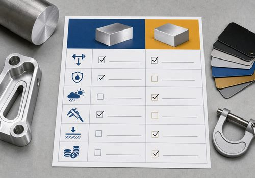 CNC aluminum material decision checklist for 7075-T6 and 6061-T6 CNC aluminum material decision checklist for 7075-T6 and 6061-T6