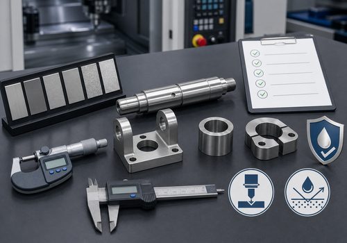 17-4 PH stainless steel CNC component inspection