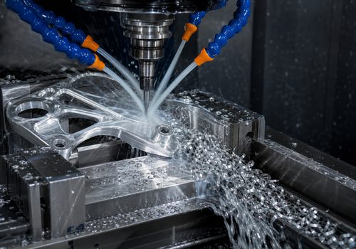 Coolant and chip evacuation for pure aluminum CNC machining Coolant and chip evacuation for pure aluminum CNC machining