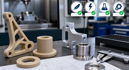 PEEK replacing metal in CNC machined components