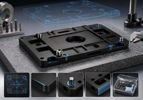 Delrin design features for dimensional stability