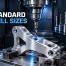 CNC machining aluminum bracket with standard drill sizes