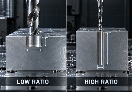 Depth-to-Diameter Ratio Depth-to-Diameter Ratio