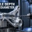 hole depth VS diameter