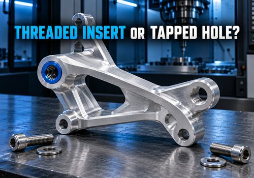 threaded insert or tapped hole
